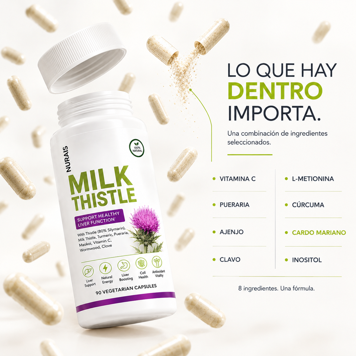 Nurais - Apoyo hepatico con Cardo Mariano