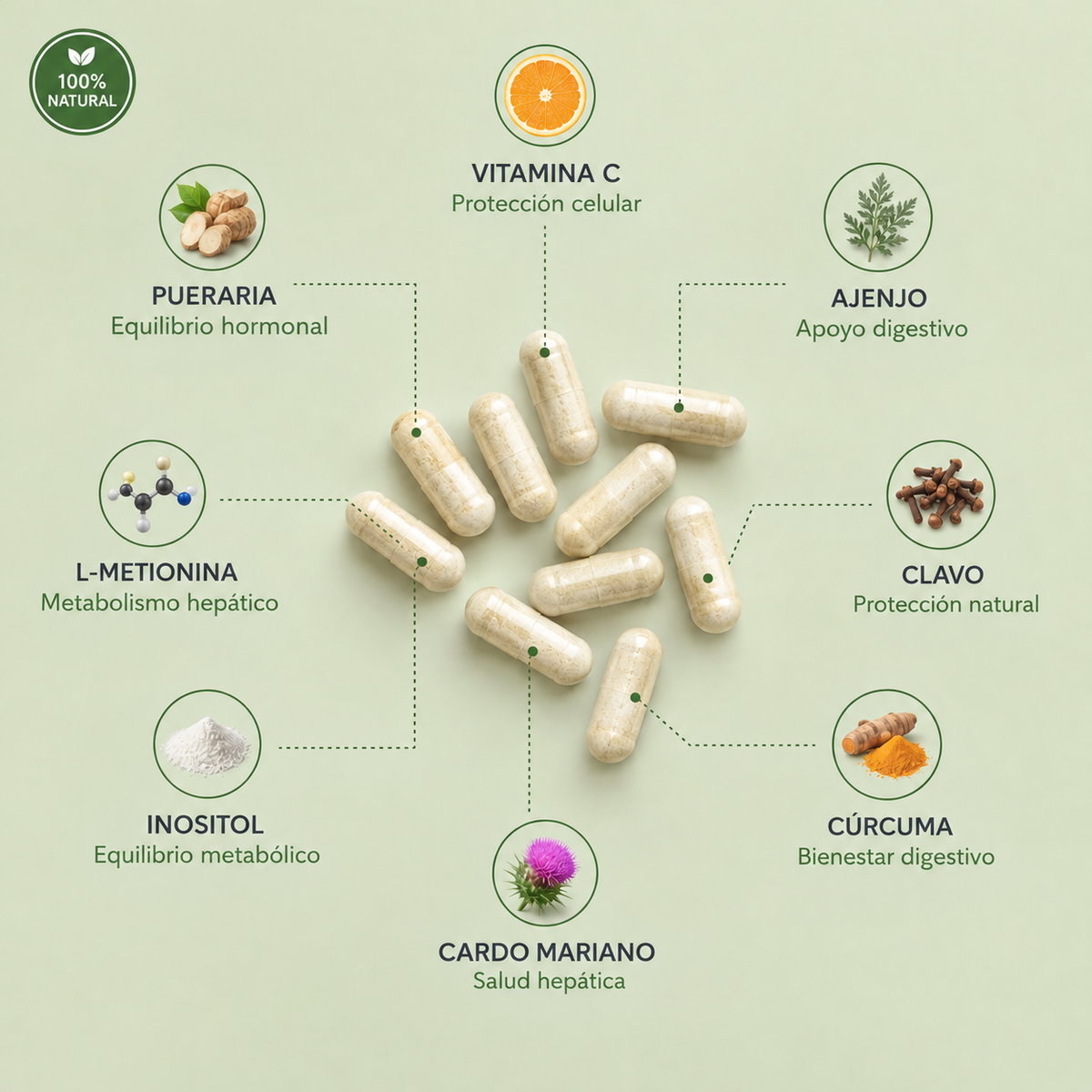 Nurais - Apoyo hepatico con Cardo Mariano
